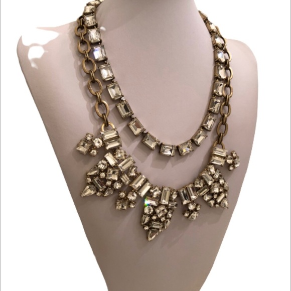 J. Crew Art Deco Statement Necklace - Picture 4 of 5